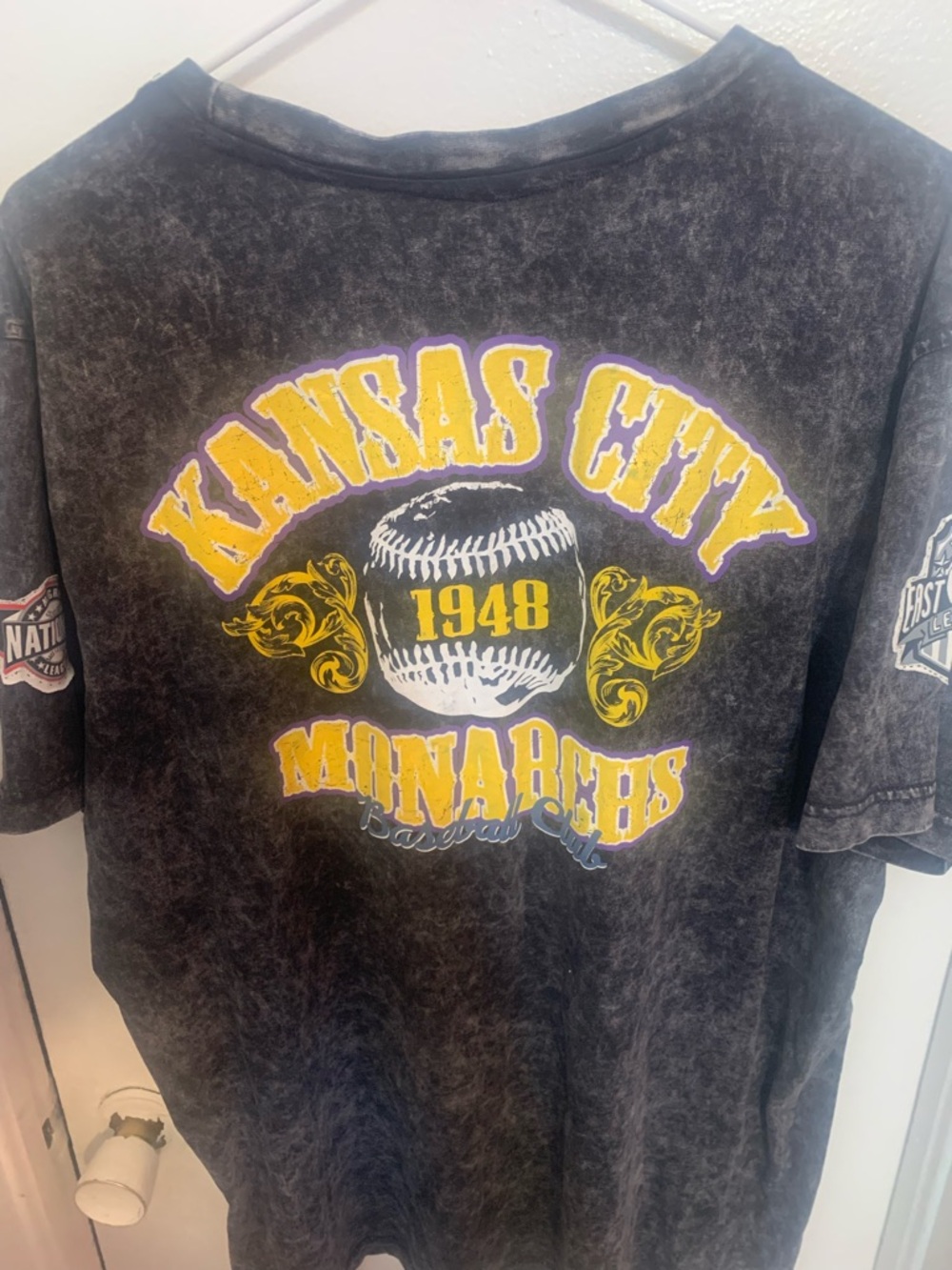 Negro Leagues Baseball Museum Logo Tee — Heather Charcoal